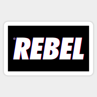 REBEL 3d Sticker